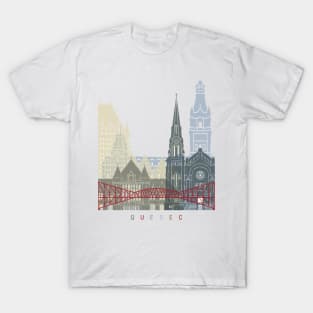 Quebec skyline poster T-Shirt